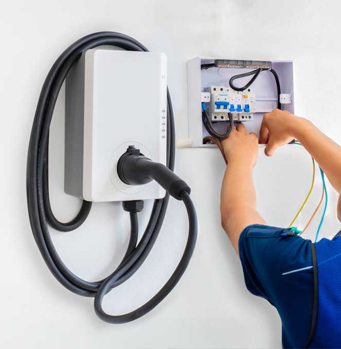 EV Charger Installation in Houston, TX Home Charging Solutions Section Image