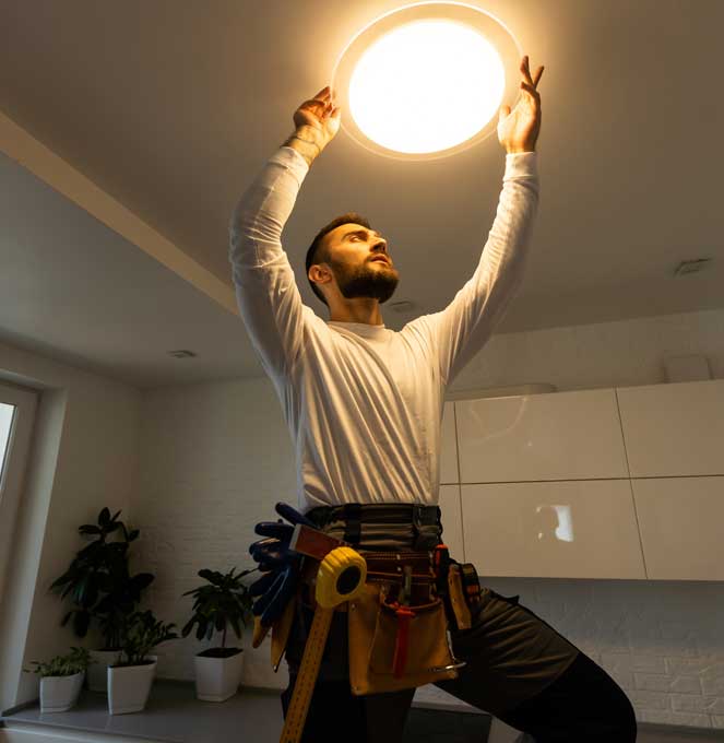 Residential Lighting Installation & Fixture Services Section Image